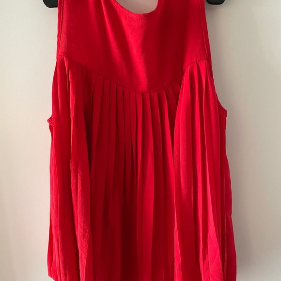 Shein Red Sleeveless Top - Picture 3 of 5